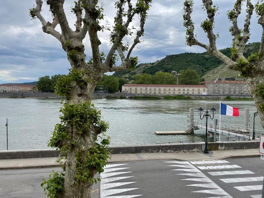 La Batellerie, Vue Sur Rhone Tain-lʼHermitage Exterior foto